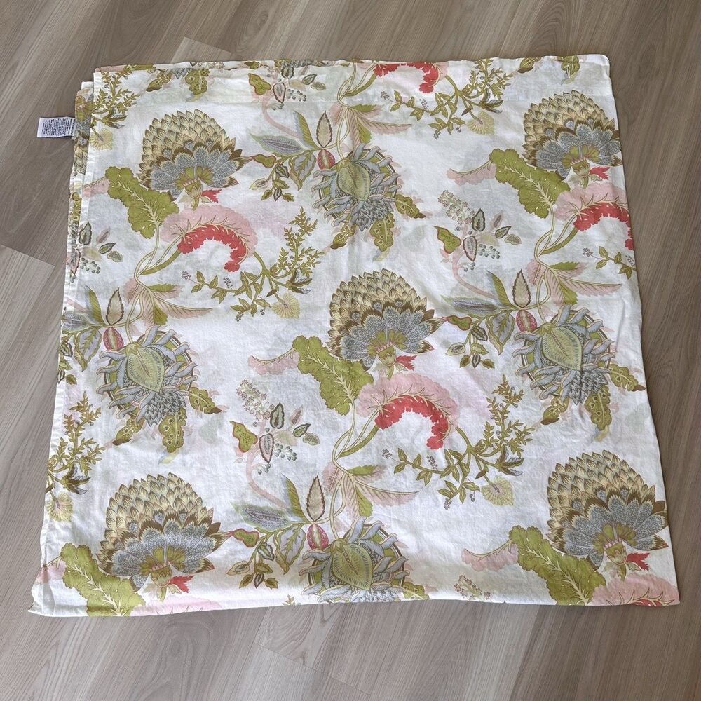 Pottery Barn Bethany Palampore Floral Shower Curtain 72” By 72” Cotton